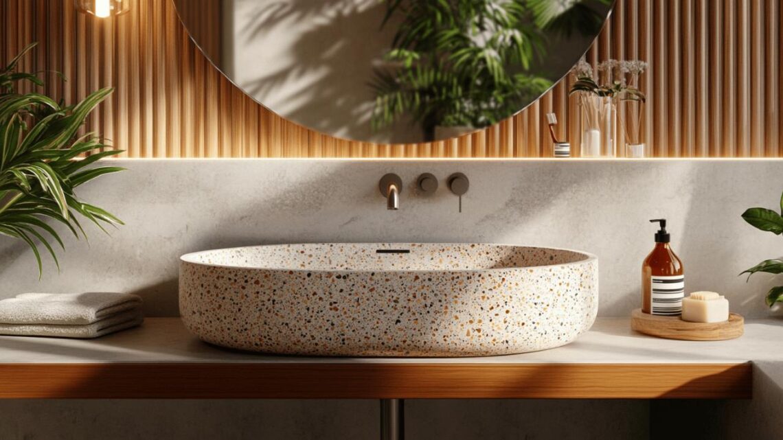 Les avantages de choisir une vasque en terrazzo pour votre salle de bain