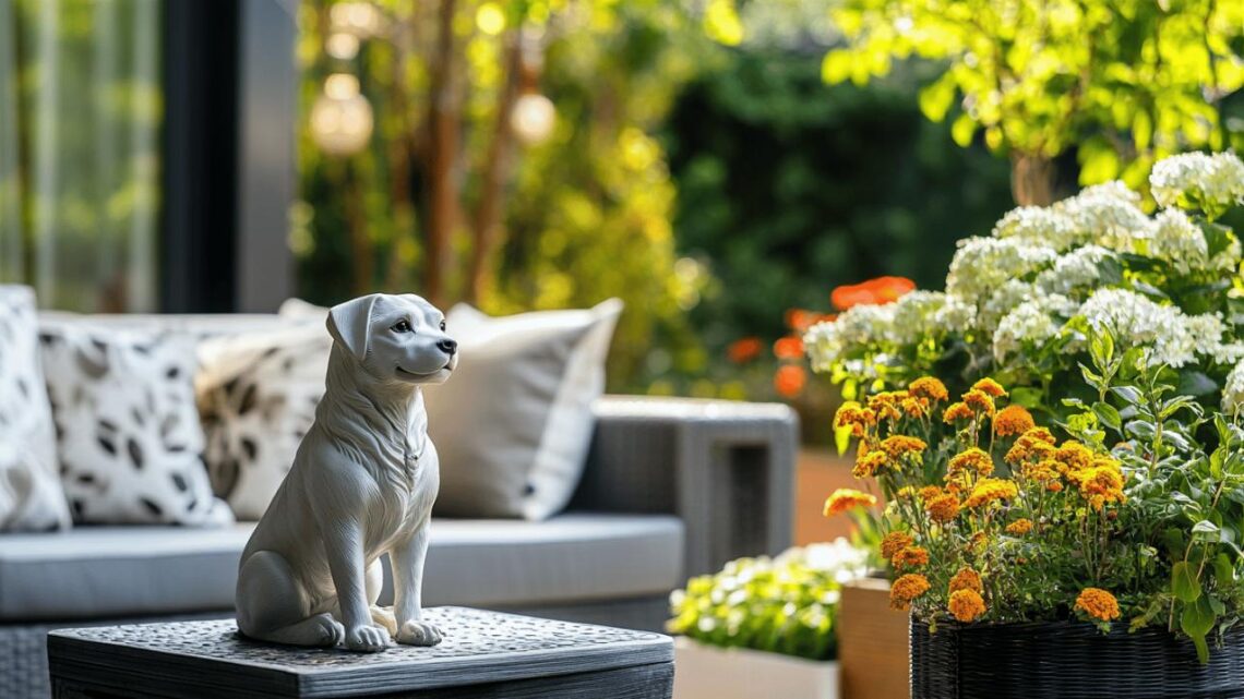 Comment intégrer une statue de chien en résine dans votre décoration intérieure et extérieure